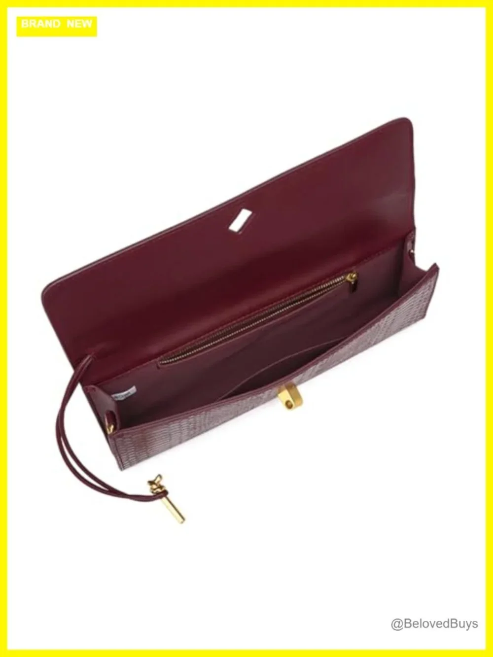 Evening Clutch Crossbody Tote Bag Crocodile Print Leather